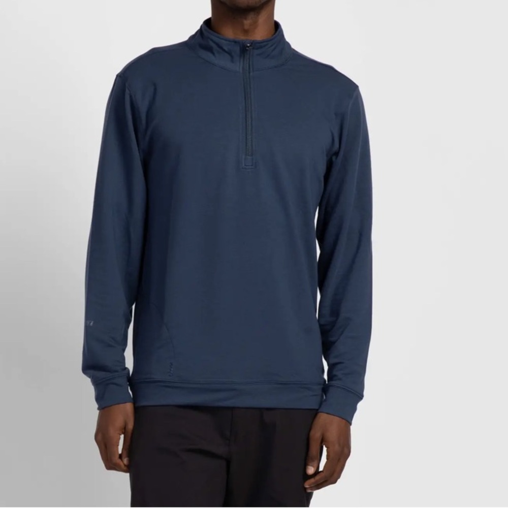 True Linkswear - All Day Quarter Zip Navy Blue Sweatshirt - Size XXL